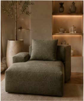 A single Vellum module beside softly lit shelving.
